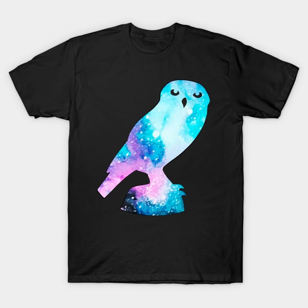 Snowy Owl T-Shirt by Lady Lilac